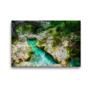 Premium Textil-Leinwand 45 x 30 cm Quer-Format Socatal, Magischer Fluss2 | Wandbild, HD-Bild auf Keilrahmen, Fertigbild auf hochwertigem Vlies, Leinwanddruck von Jörg Schmöe