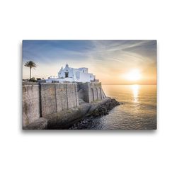 Premium Textil-Leinwand 45 x 30 cm Quer-Format Soccorso-Kirche in Forio auf Ischia | Wandbild, HD-Bild auf Keilrahmen, Fertigbild auf hochwertigem Vlies, Leinwanddruck von Christian Müringer