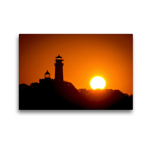 Premium Textil-Leinwand 45 x 30 cm Quer-Format Sonnenaufgang am Kap Arkona | Wandbild, HD-Bild auf Keilrahmen, Fertigbild auf hochwertigem Vlies, Leinwanddruck von Martin Wasilewski