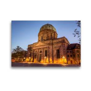 Premium Textil-Leinwand 45 x 30 cm Quer-Format St. Elisabethkirche | Wandbild, HD-Bild auf Keilrahmen, Fertigbild auf hochwertigem Vlies, Leinwanddruck von Björn Birkhahn