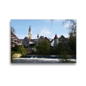 Premium Textil-Leinwand 45 x 30 cm Quer-Format Stadtansicht | Wandbild, HD-Bild auf Keilrahmen, Fertigbild auf hochwertigem Vlies, Leinwanddruck von Karin Sigwarth