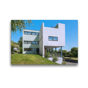 Premium Textil-Leinwand 45 x 30 cm Quer-Format Stuttgart, Weißenhofsiedlung, Haus Le Corbusier | Wandbild, HD-Bild auf Keilrahmen, Fertigbild auf hochwertigem Vlies, Leinwanddruck von N N