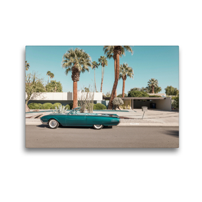 Premium Textil-Leinwand 45 x 30 cm Quer-Format Thunderbird Convertible | Wandbild, HD-Bild auf Keilrahmen, Fertigbild auf hochwertigem Vlies, Leinwanddruck von Roman Becker