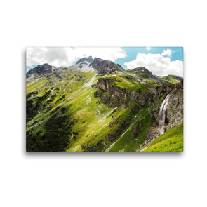 Premium Textil-Leinwand 45 x 30 cm Quer-Format Vinschgau, Südtirol | Wandbild, HD-Bild auf Keilrahmen, Fertigbild auf hochwertigem Vlies, Leinwanddruck von Fotografin Miriam Schwarzfischer