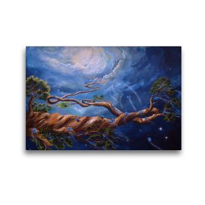 Premium Textil-Leinwand 45 x 30 cm Quer-Format Wer Schmetterlinge lachen hört der weiß wie Wolken schmecken | Wandbild, HD-Bild auf Keilrahmen, Fertigbild auf hochwertigem Vlies, Leinwanddruck von Conny Krakowski