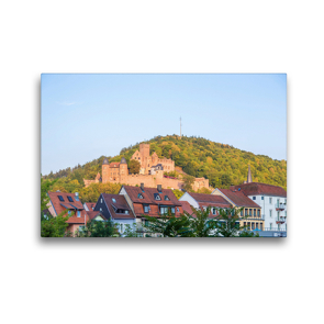 Premium Textil-Leinwand 45 x 30 cm Quer-Format Wertheim, Burg Wertheim | Wandbild, HD-Bild auf Keilrahmen, Fertigbild auf hochwertigem Vlies, Leinwanddruck von N N