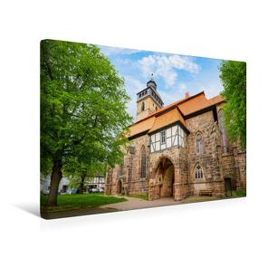 Premium Textil-Leinwand 450 x 300 cm Quer-Format Die Liebfrauenkirche | Wandbild, HD-Bild auf Keilrahmen, Fertigbild auf hochwertigem Vlies, Leinwanddruck von Dirk Meutzner