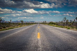 Premium Textil-Leinwand 450 x 300 cm Quer-Format Road to Nowhere | Wandbild, HD-Bild auf Keilrahmen, Fertigbild auf hochwertigem Vlies, Leinwanddruck von ST-Fotografie – Stefan Schröder