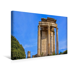 Premium Textil-Leinwand 450 x 300 cm Quer-Format Tempel der Vesta auf dem Forum Romanum in Rom | Wandbild, HD-Bild auf Keilrahmen, Fertigbild auf hochwertigem Vlies, Leinwanddruck von Elisabeth Schittenhelm