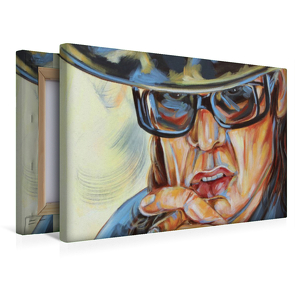 Premium Textil-Leinwand 450 x 300 cm Quer-Format Udo Lindenberg | Wandbild, HD-Bild auf Keilrahmen, Fertigbild auf hochwertigem Vlies, Leinwanddruck von Uschi Felix