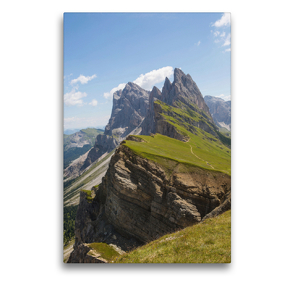 Premium Textil-Leinwand 50 x 75 cm Hoch-Format Die Geisler-Spitzen | Wandbild, HD-Bild auf Keilrahmen, Fertigbild auf hochwertigem Vlies, Leinwanddruck von N N