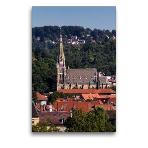 Premium Textil-Leinwand 50 x 75 cm Hoch-Format Esslingen am Neckar | Wandbild, HD-Bild auf Keilrahmen, Fertigbild auf hochwertigem Vlies, Leinwanddruck von Horst Eisele