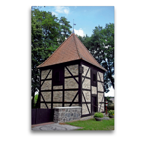 Premium Textil-Leinwand 50 x 75 cm Hoch-Format Evangelische Kirchengemeinde Beutel | Wandbild, HD-Bild auf Keilrahmen, Fertigbild auf hochwertigem Vlies, Leinwanddruck von Andreas Mellentin