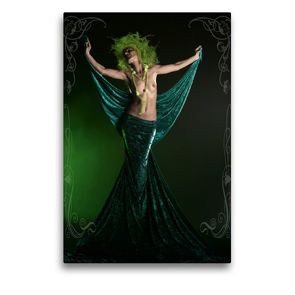 Premium Textil-Leinwand 50 x 75 cm Hoch-Format Grüner Zauber | Wandbild, HD-Bild auf Keilrahmen, Fertigbild auf hochwertigem Vlies, Leinwanddruck von Stefan Weis