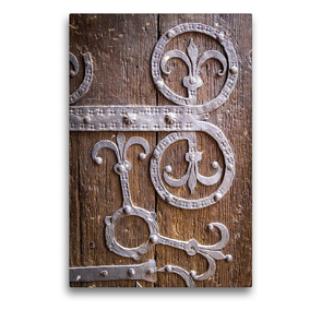 Premium Textil-Leinwand 50 x 75 cm Hoch-Format HISTORISCHE TÜREN & TORE | Wandbild, HD-Bild auf Keilrahmen, Fertigbild auf hochwertigem Vlies, Leinwanddruck von LHJ PHOTO HAMBURG