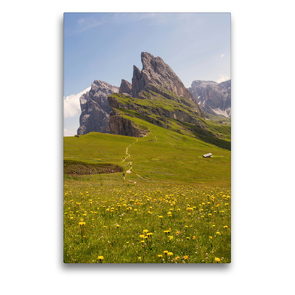 Premium Textil-Leinwand 50 x 75 cm Hoch-Format Seceda | Wandbild, HD-Bild auf Keilrahmen, Fertigbild auf hochwertigem Vlies, Leinwanddruck von N N