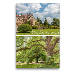 Premium Textil-Leinwand 50 x 75 cm Hoch-Format Woodchester Park in Gloucestershire, England | Wandbild, HD-Bild auf Keilrahmen, Fertigbild auf hochwertigem Vlies, Leinwanddruck von Christian Müringer