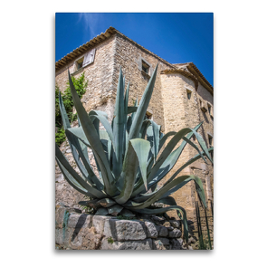 Premium Textil-Leinwand 60 x 90 cm Hoch-Format Abbaye Saint Hillaire im Luberon, Provence, Frankreich | Wandbild, HD-Bild auf Keilrahmen, Fertigbild auf hochwertigem Vlies, Leinwanddruck von Christian Müringer