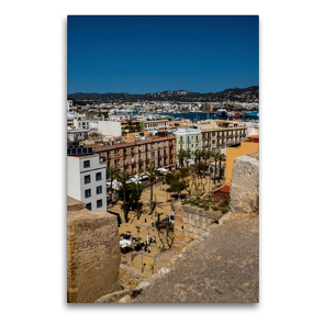 Premium Textil-Leinwand 60 x 90 cm Hoch-Format Blick auf den Plaça del Parc | Wandbild, HD-Bild auf Keilrahmen, Fertigbild auf hochwertigem Vlies, Leinwanddruck von Alexander Wolff