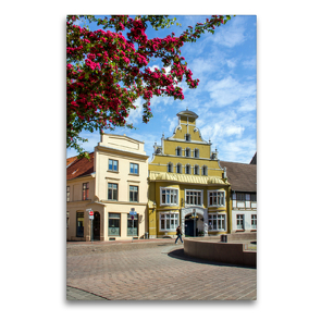 Premium Textil-Leinwand 60 x 90 cm Hoch-Format Die Alte Löwenapotheke am Hopfenmarkt | Wandbild, HD-Bild auf Keilrahmen, Fertigbild auf hochwertigem Vlies, Leinwanddruck von Holger Felix