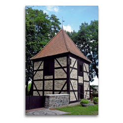 Premium Textil-Leinwand 60 x 90 cm Hoch-Format Evangelische Kirchengemeinde Beutel | Wandbild, HD-Bild auf Keilrahmen, Fertigbild auf hochwertigem Vlies, Leinwanddruck von Andreas Mellentin