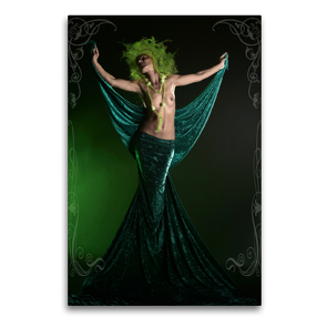 Premium Textil-Leinwand 60 x 90 cm Hoch-Format Grüner Zauber | Wandbild, HD-Bild auf Keilrahmen, Fertigbild auf hochwertigem Vlies, Leinwanddruck von Stefan Weis