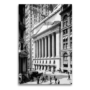 Premium Textil-Leinwand 60 x 90 cm Hoch-Format New York Stock Exchange, 1900 | Wandbild, HD-Bild auf Keilrahmen, Fertigbild auf hochwertigem Vlies, Leinwanddruck von Christian Müringer