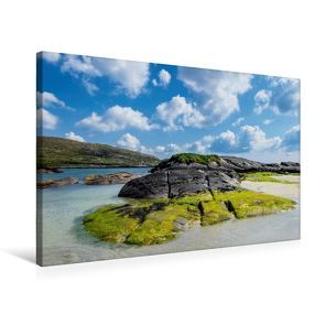 Premium Textil-Leinwand 75 cm x 50 cm quer, Derrynane Beach, Ring of Kerry, Irland | Wandbild, Bild auf Keilrahmen, Fertigbild auf echter Leinwand, Leinwanddruck von CALVENDO