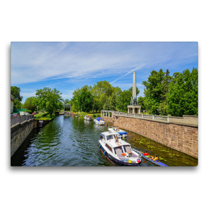 Premium Textil-Leinwand 75 x 50 cm Quer-Format Brandenburg an der Havel Impressionen | Wandbild, HD-Bild auf Keilrahmen, Fertigbild auf hochwertigem Vlies, Leinwanddruck von Dirk Meutzner