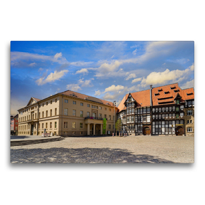 Premium Textil-Leinwand 75 x 50 cm Quer-Format Braunschweig Impressionen | Wandbild, HD-Bild auf Keilrahmen, Fertigbild auf hochwertigem Vlies, Leinwanddruck von Dirk Meutzner