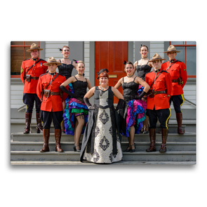 Premium Textil-Leinwand 75 x 50 cm Quer-Format Diamond Tooth Gerties / Royal Canadian Mounted Police | Wandbild, HD-Bild auf Keilrahmen, Fertigbild auf hochwertigem Vlies, Leinwanddruck von Dieter-M. Wilczek