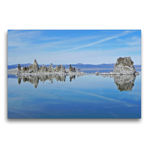 Premium Textil-Leinwand 75 x 50 cm Quer-Format Die schönsten Tufa Felsen vom Mono Lake in Kalifornien, Amerika | Wandbild, HD-Bild auf Keilrahmen, Fertigbild auf hochwertigem Vlies, Leinwanddruck von Markus Pitzer