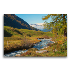 Premium Textil-Leinwand 75 x 50 cm Quer-Format Ducanbach im Sertigtal | Wandbild, HD-Bild auf Keilrahmen, Fertigbild auf hochwertigem Vlies, Leinwanddruck von SusaZoom