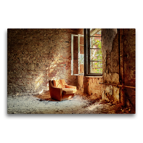 Premium Textil-Leinwand 75 x 50 cm Quer-Format Ein Motiv aus dem Lost Places Kalender – Daylight | Wandbild, HD-Bild auf Keilrahmen, Fertigbild auf hochwertigem Vlies, Leinwanddruck von N N