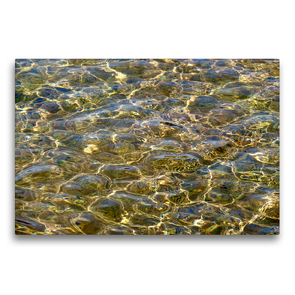 Premium Textil-Leinwand 75 x 50 cm Quer-Format Element Wasser | Wandbild, HD-Bild auf Keilrahmen, Fertigbild auf hochwertigem Vlies, Leinwanddruck von Anette/Thomas Jäger