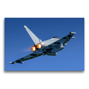 Premium Textil-Leinwand 75 x 50 cm Quer-Format Eurofighter Typhoon 30+28 | Wandbild, HD-Bild auf Keilrahmen, Fertigbild auf hochwertigem Vlies, Leinwanddruck von Björn Engelke