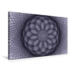 Premium Textil-Leinwand 75 x 50 cm Quer-Format Geometrische Zeichnungen | Wandbild, HD-Bild auf Keilrahmen, Fertigbild auf hochwertigem Vlies, Leinwanddruck von Gabi Siebenhühner von Siebenhühner,  Gabi