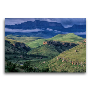 Premium Textil-Leinwand 75 x 50 cm Quer-Format Giant’s Castle Nature Reserve, Südafrika | Wandbild, HD-Bild auf Keilrahmen, Fertigbild auf hochwertigem Vlies, Leinwanddruck von Christian Heeb