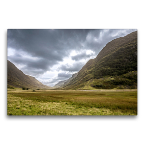 Premium Textil-Leinwand 75 x 50 cm Quer-Format Glen Coe | Wandbild, HD-Bild auf Keilrahmen, Fertigbild auf hochwertigem Vlies, Leinwanddruck von Akrema-Photography