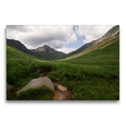 Premium Textil-Leinwand 75 x 50 cm Quer-Format Glen Rosa, Isle of Arran | Wandbild, HD-Bild auf Keilrahmen, Fertigbild auf hochwertigem Vlies, Leinwanddruck von Katja Jentschura