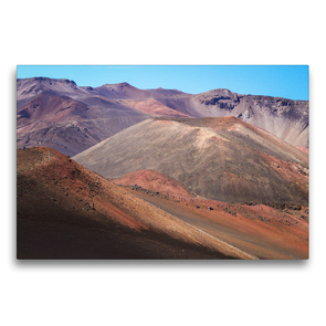 Premium Textil-Leinwand 75 x 50 cm Quer-Format Haleakala – Der größte Vulkankrater der Welt | Wandbild, HD-Bild auf Keilrahmen, Fertigbild auf hochwertigem Vlies, Leinwanddruck von Florian Krauss