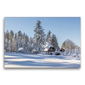 Premium Textil-Leinwand 75 x 50 cm Quer-Format Kienberg | Wandbild, HD-Bild auf Keilrahmen, Fertigbild auf hochwertigem Vlies, Leinwanddruck von H. Butschkus