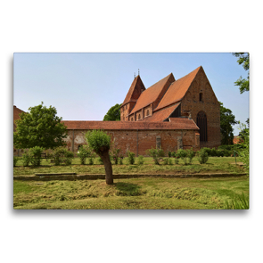 Premium Textil-Leinwand 75 x 50 cm Quer-Format Kloster Rehna | Wandbild, HD-Bild auf Keilrahmen, Fertigbild auf hochwertigem Vlies, Leinwanddruck von Markus Rein