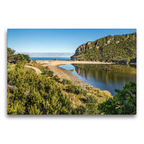 Premium Textil-Leinwand 75 x 50 cm Quer-Format Kohaihai, Südinsel | Wandbild, HD-Bild auf Keilrahmen, Fertigbild auf hochwertigem Vlies, Leinwanddruck von Katja Jentschura