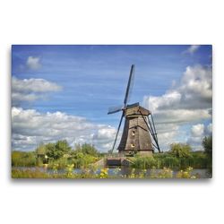 Premium Textil-Leinwand 75 x 50 cm Quer-Format Molen | Wandbild, HD-Bild auf Keilrahmen, Fertigbild auf hochwertigem Vlies, Leinwanddruck von Matthias Schaefgen