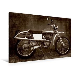 Premium Textil-Leinwand 75 x 50 cm Quer-Format Moto Morini 150 ccm | Wandbild, HD-Bild auf Keilrahmen, Fertigbild auf hochwertigem Vlies, Leinwanddruck von Gabi Siebenhühner von Siebenhühner,  Gabi