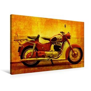 Premium Textil-Leinwand 75 x 50 cm Quer-Format Motorrad Oldtimer | Wandbild, HD-Bild auf Keilrahmen, Fertigbild auf hochwertigem Vlies, Leinwanddruck von Gabi Siebenhühner von Siebenhühner,  Gabi