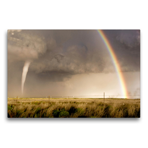 Premium Textil-Leinwand 75 x 50 cm Quer-Format New Mexico Tornado | Wandbild, HD-Bild auf Keilrahmen, Fertigbild auf hochwertigem Vlies, Leinwanddruck von N N