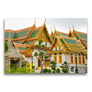 Premium Textil-Leinwand 75 x 50 cm Quer-Format Phra Maha Monthien | Wandbild, HD-Bild auf Keilrahmen, Fertigbild auf hochwertigem Vlies, Leinwanddruck von Nina Schwarze