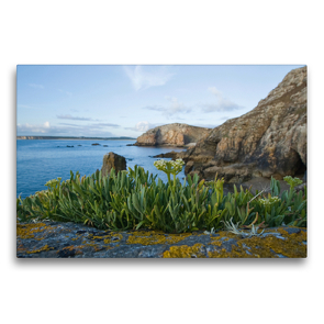 Premium Textil-Leinwand 75 x 50 cm Quer-Format Pointe de Pen-Hir | Wandbild, HD-Bild auf Keilrahmen, Fertigbild auf hochwertigem Vlies, Leinwanddruck von Katja ledieS